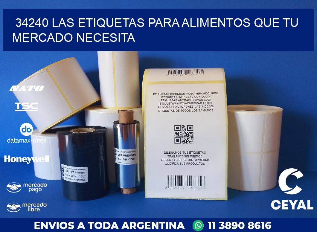 34240 LAS ETIQUETAS PARA ALIMENTOS QUE TU MERCADO NECESITA