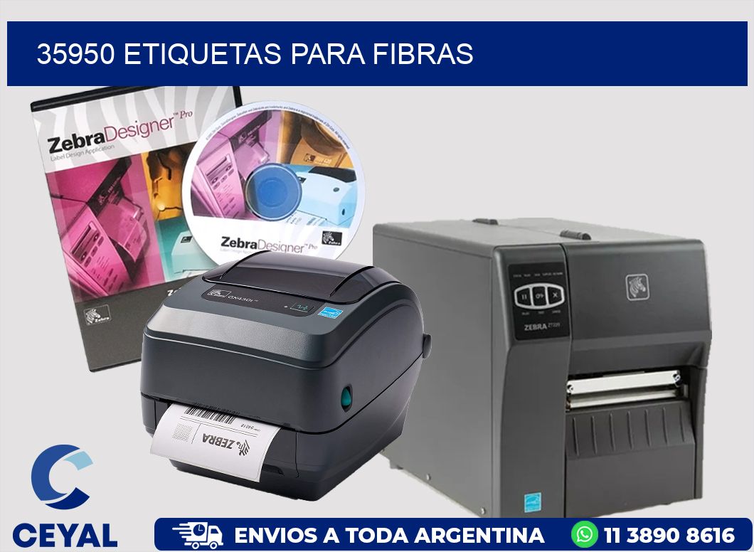35950 ETIQUETAS PARA FIBRAS