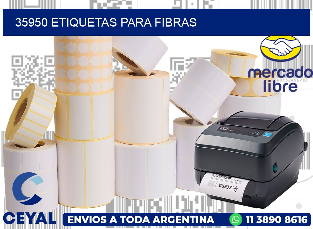35950 ETIQUETAS PARA FIBRAS