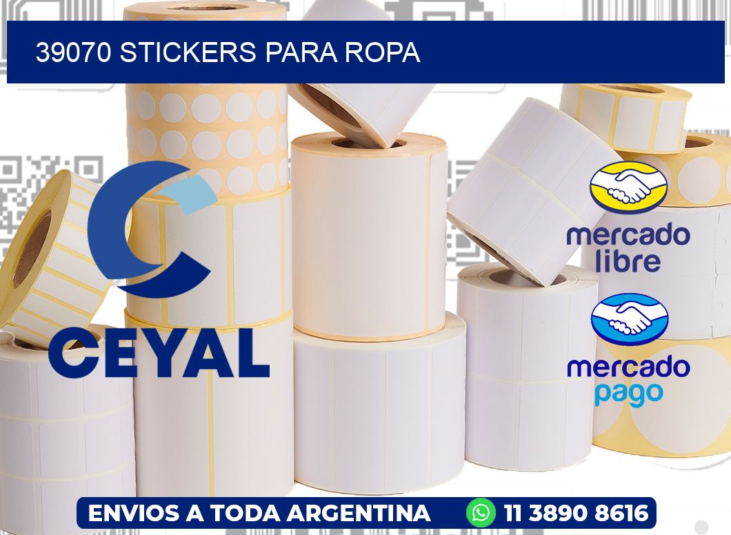 39070 STICKERS PARA ROPA