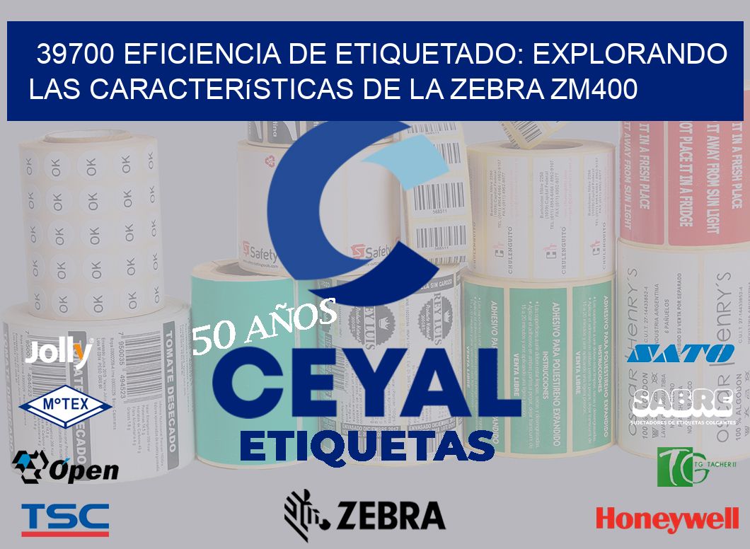 39700 Eficiencia de Etiquetado: Explorando las Características de la Zebra ZM400