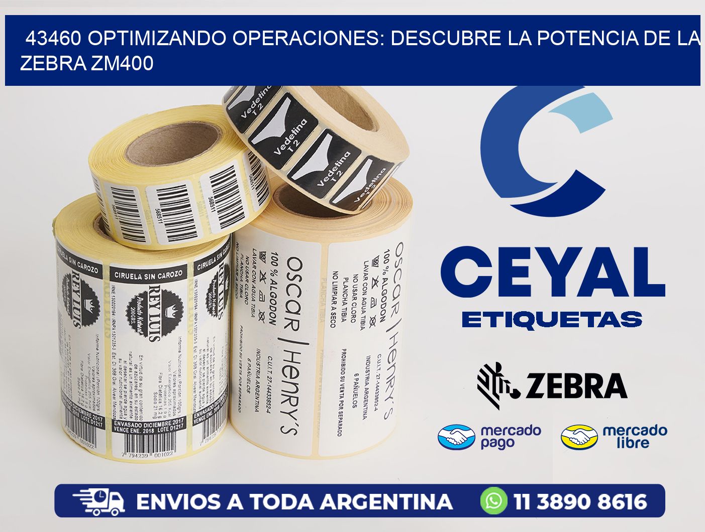 43460 optimizando Operaciones: Descubre la Potencia de la Zebra ZM400