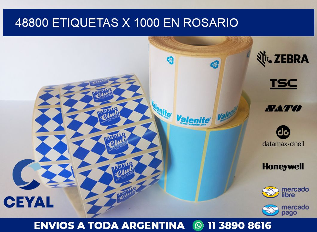 48800 ETIQUETAS X 1000 EN ROSARIO