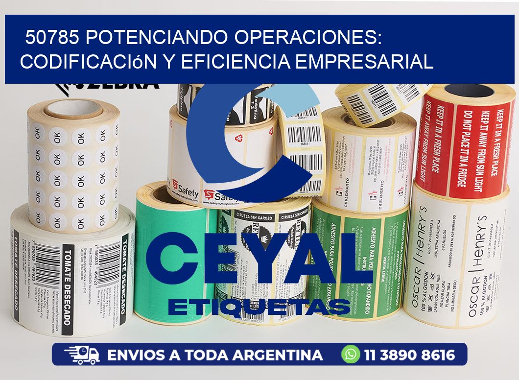 50785 Potenciando Operaciones: Codificación y Eficiencia Empresarial