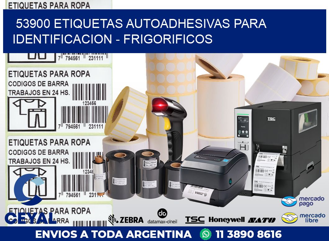 53900 ETIQUETAS AUTOADHESIVAS PARA IDENTIFICACION – FRIGORIFICOS