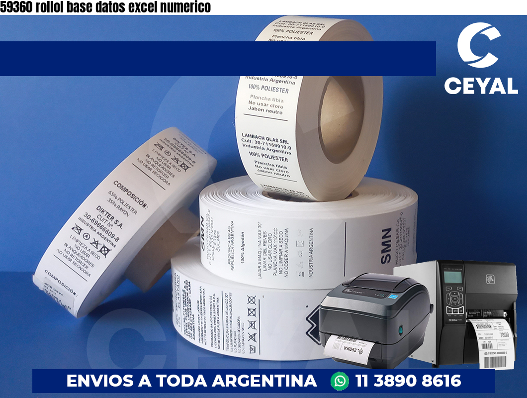 59360 rollol base datos excel numerico