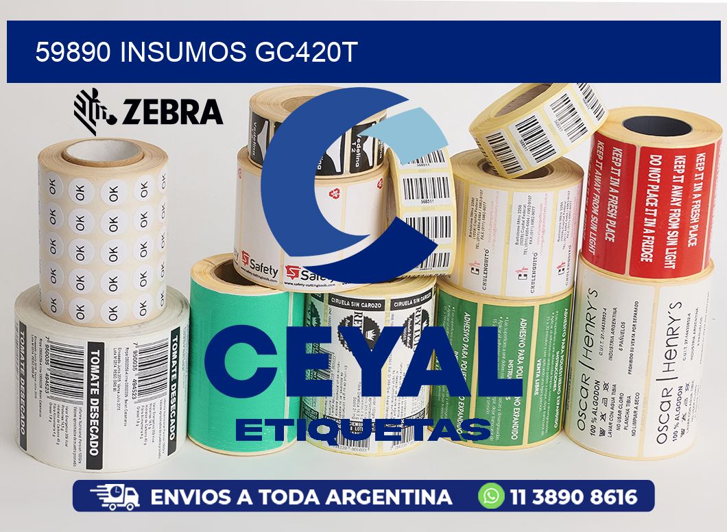 59890 INSUMOS GC420T