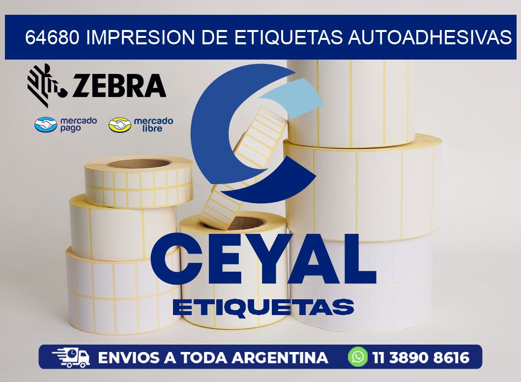 64680 IMPRESION DE ETIQUETAS AUTOADHESIVAS