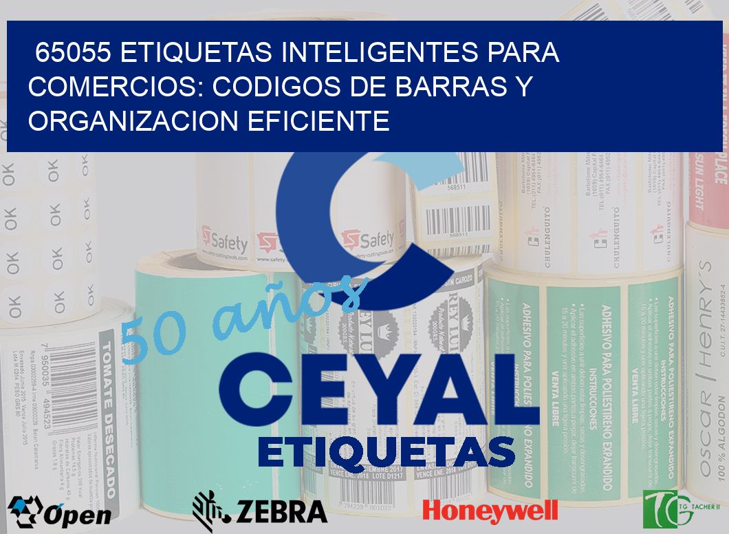 65055 ETIQUETAS INTELIGENTES PARA COMERCIOS: CODIGOS DE BARRAS Y ORGANIZACION EFICIENTE