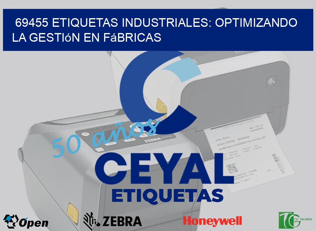 69455 Etiquetas Industriales: Optimizando la Gestión en Fábricas