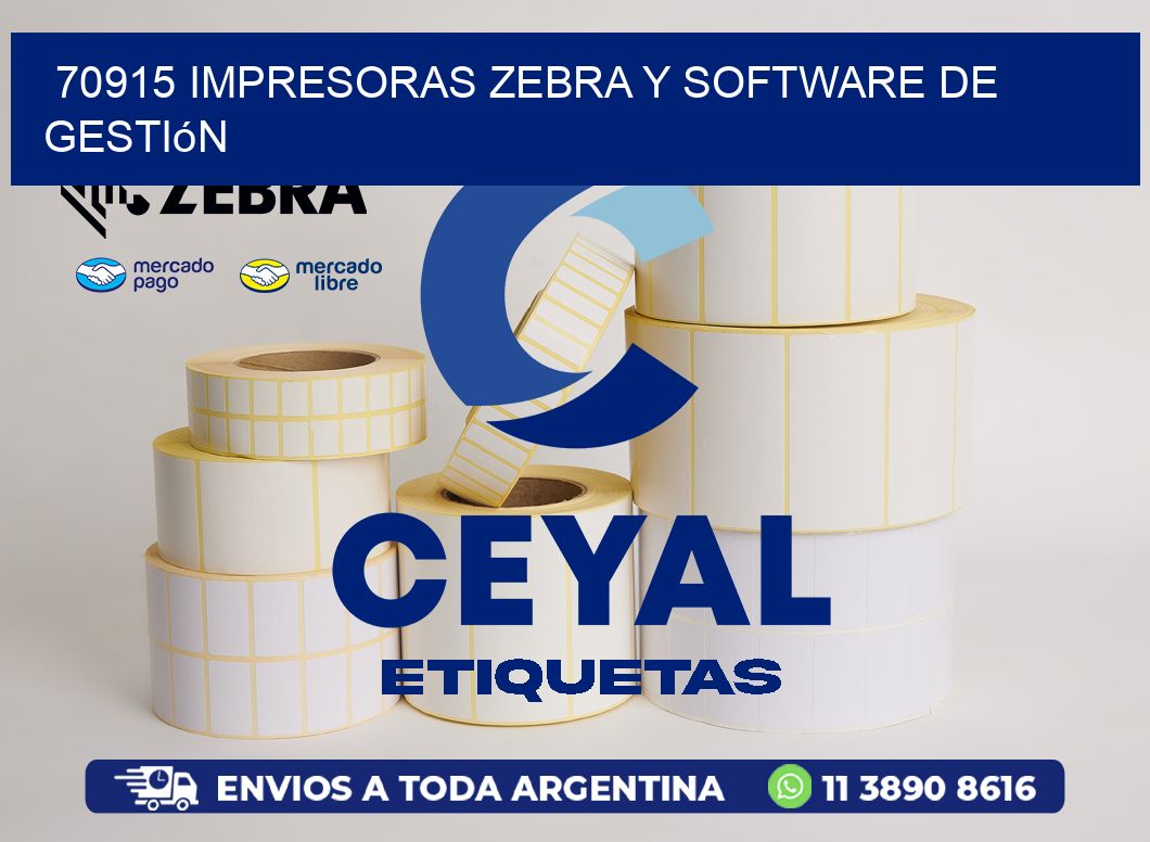 70915 Impresoras Zebra y Software de Gestión