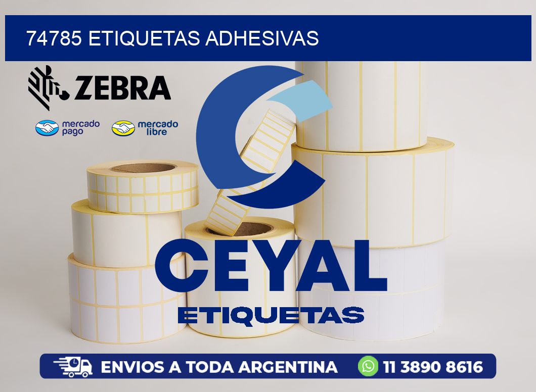 74785 Etiquetas Adhesivas