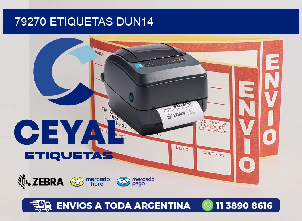 79270 ETIQUETAS DUN14