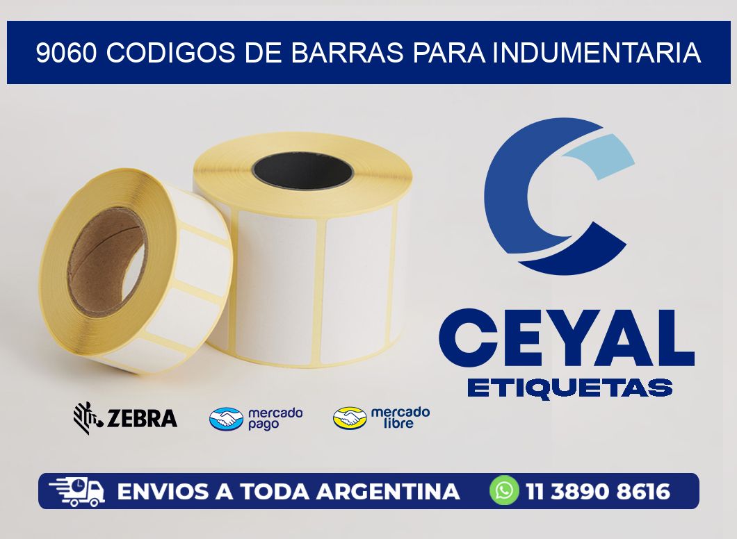 9060 CODIGOS DE BARRAS PARA INDUMENTARIA