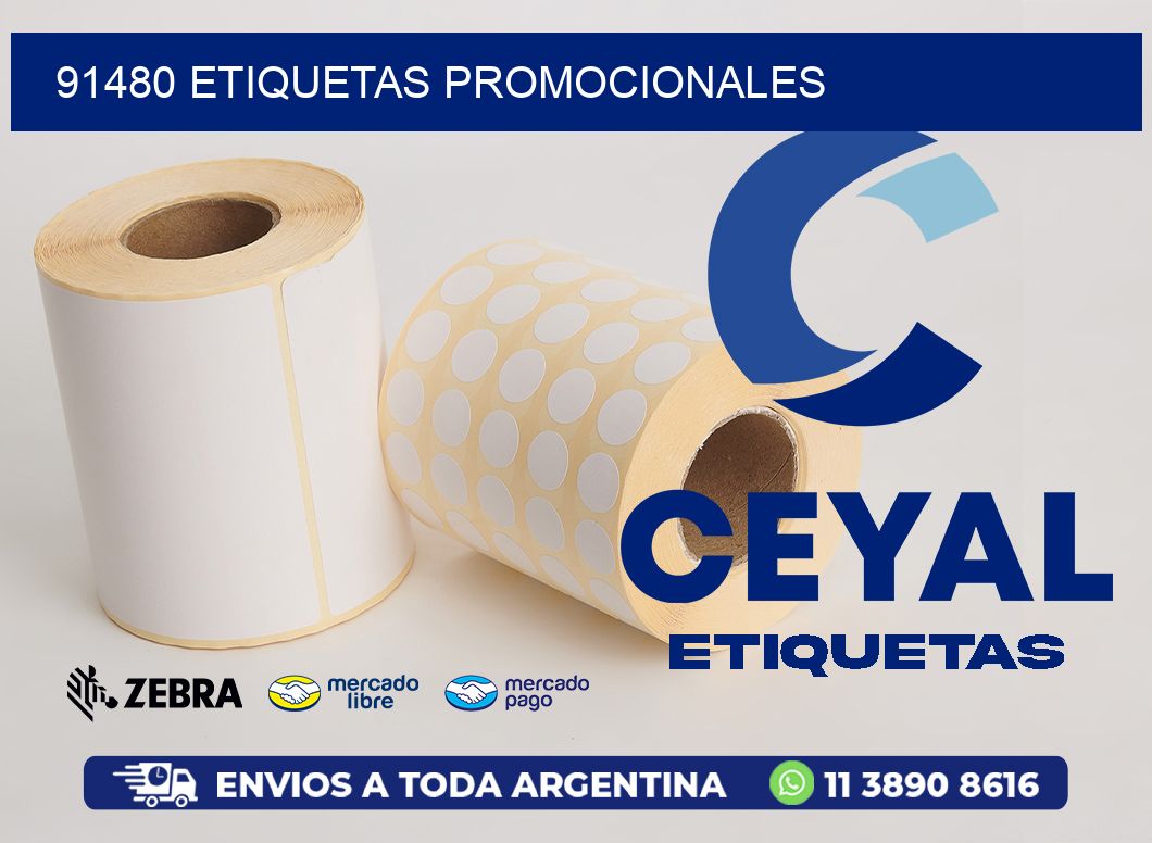91480 etiquetas promocionales