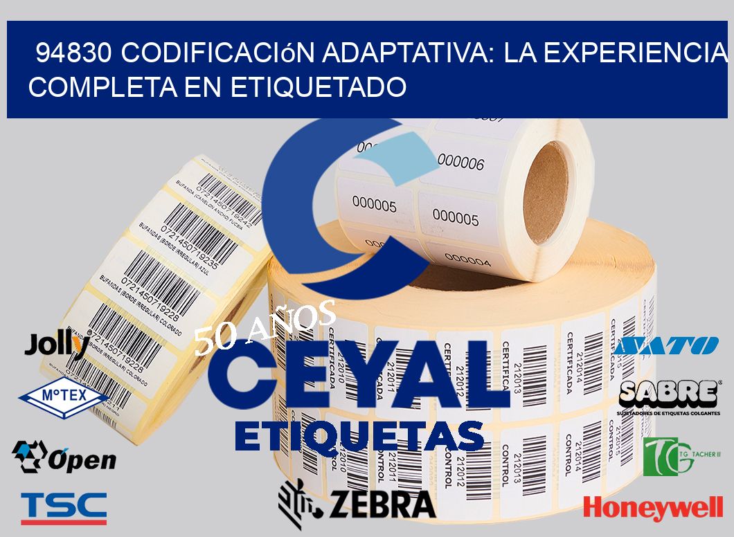 94830 Codificación Adaptativa: La Experiencia Completa en Etiquetado