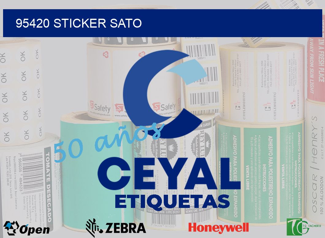 95420 STICKER SATO