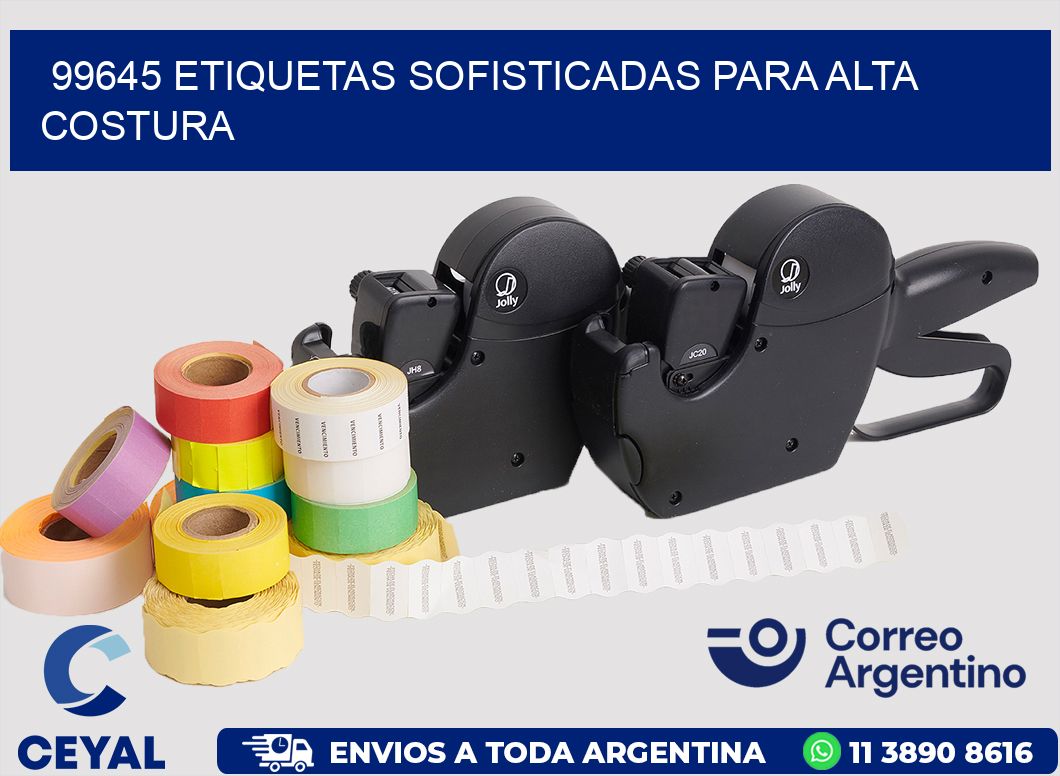 99645 ETIQUETAS SOFISTICADAS PARA ALTA COSTURA