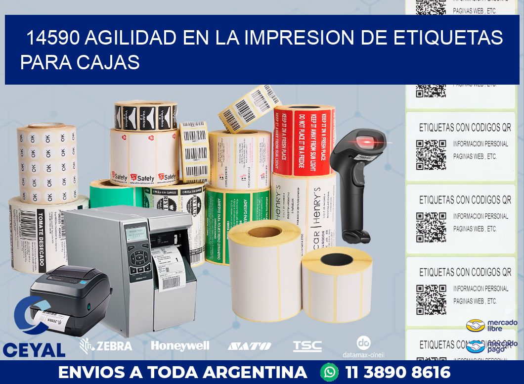 14590 AGILIDAD EN LA IMPRESION DE ETIQUETAS PARA CAJAS