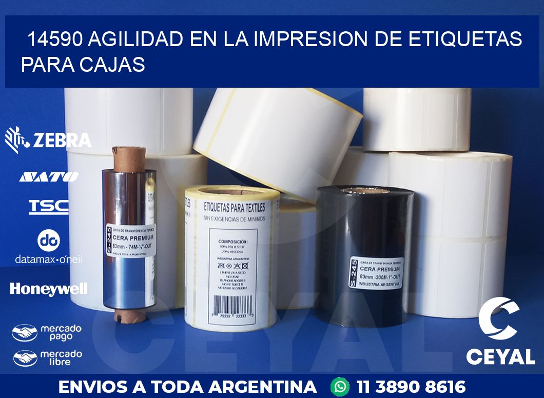 14590 AGILIDAD EN LA IMPRESION DE ETIQUETAS PARA CAJAS