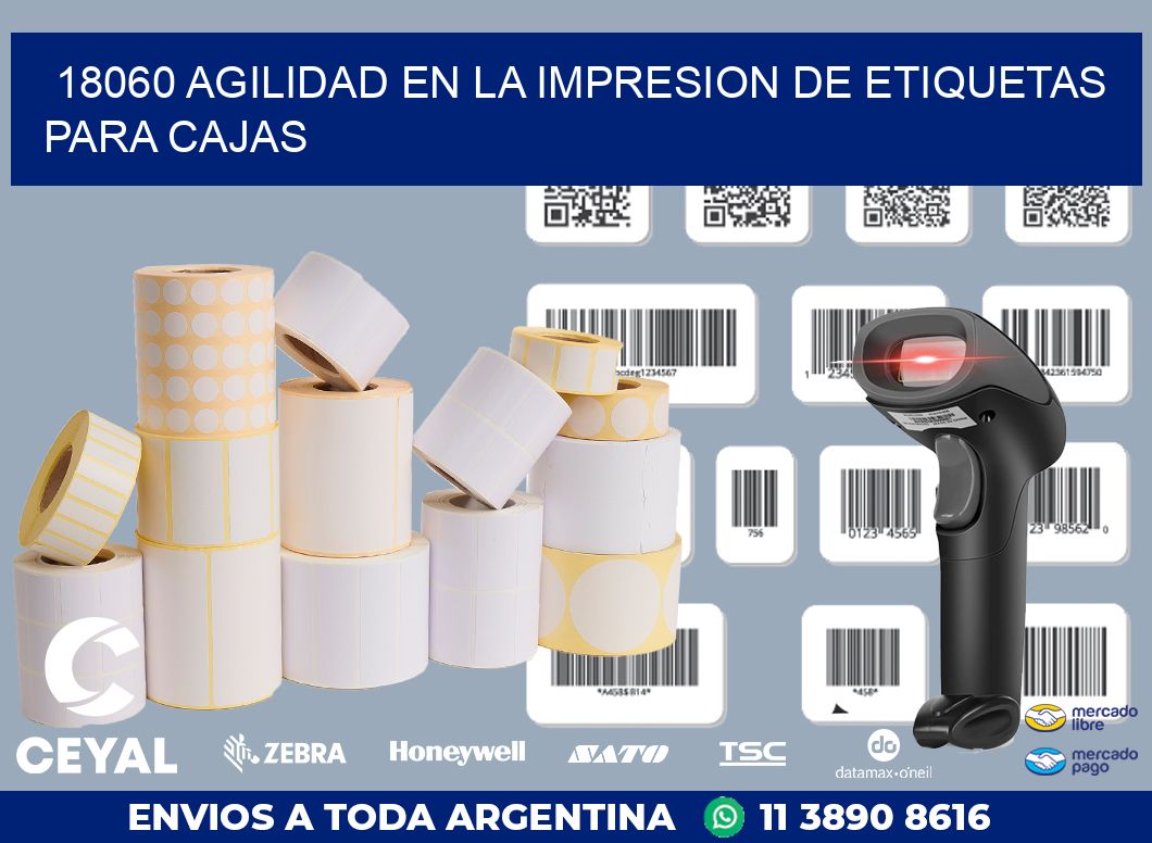 18060 AGILIDAD EN LA IMPRESION DE ETIQUETAS PARA CAJAS