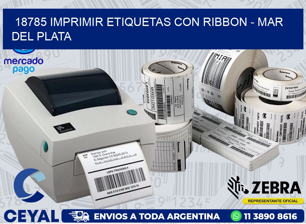 18785 IMPRIMIR ETIQUETAS CON RIBBON - MAR DEL PLATA