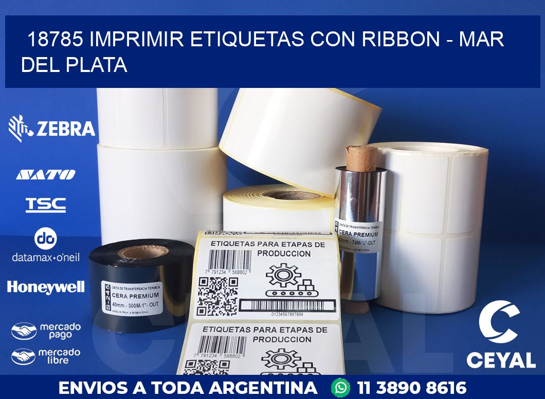 18785 IMPRIMIR ETIQUETAS CON RIBBON – MAR DEL PLATA