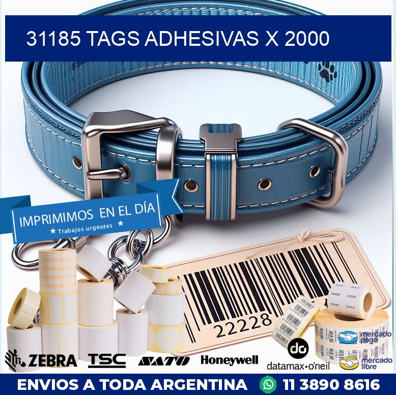 31185 TAGS ADHESIVAS X 2000