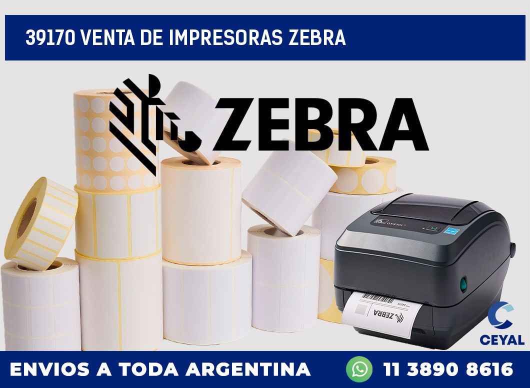 39170 VENTA DE IMPRESORAS ZEBRA