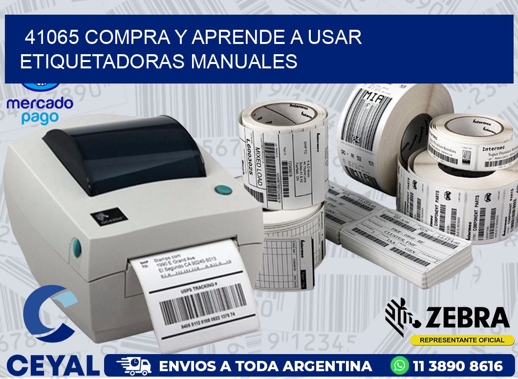 41065 COMPRA Y APRENDE A USAR ETIQUETADORAS MANUALES