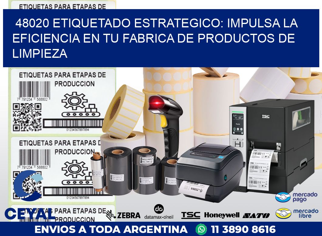 48020 ETIQUETADO ESTRATEGICO: IMPULSA LA EFICIENCIA EN TU FABRICA DE PRODUCTOS DE LIMPIEZA