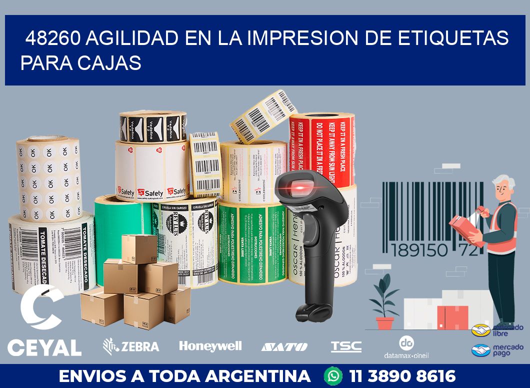 48260 AGILIDAD EN LA IMPRESION DE ETIQUETAS PARA CAJAS