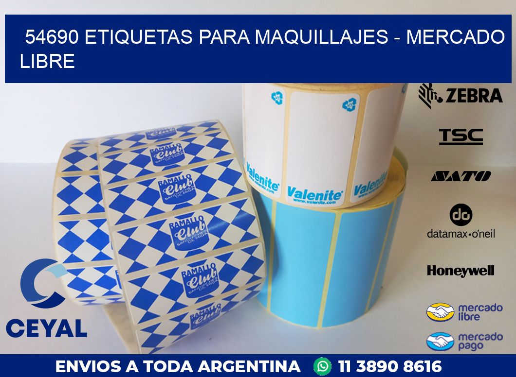 54690 ETIQUETAS PARA MAQUILLAJES – MERCADO LIBRE