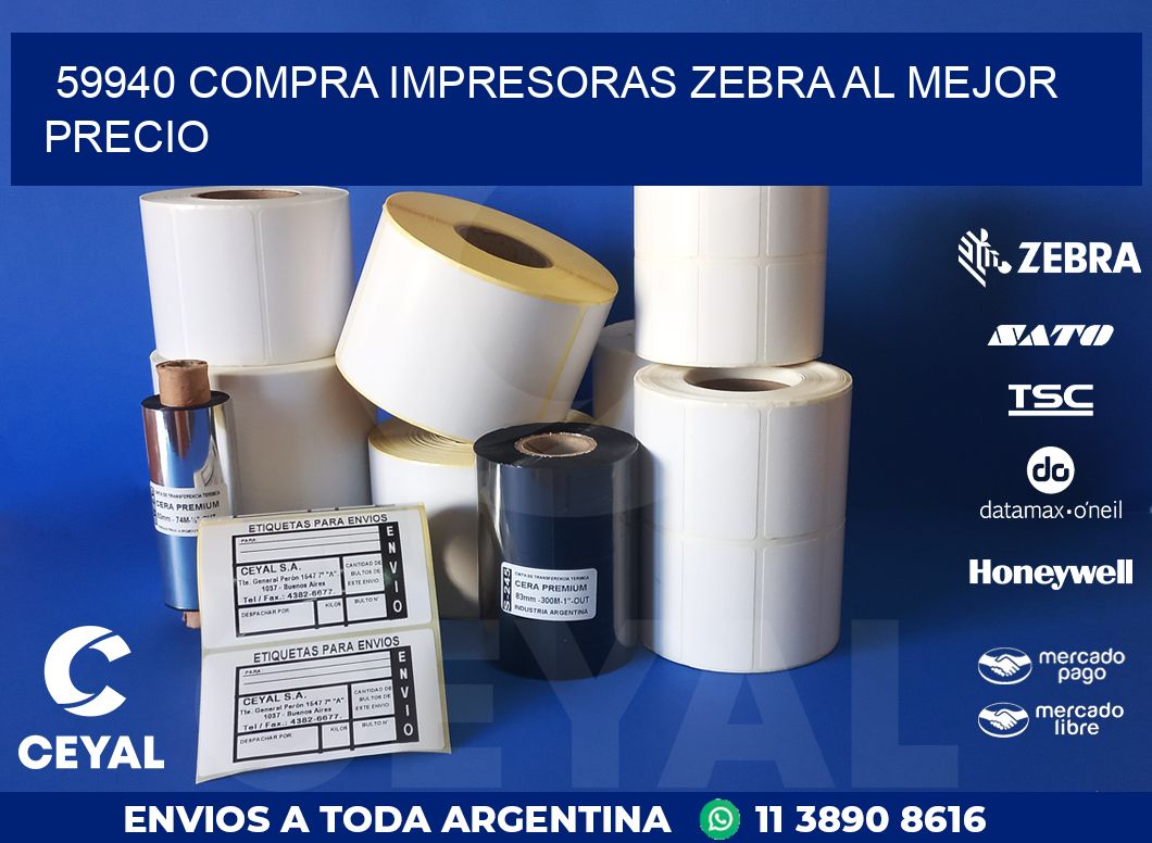 59940 COMPRA IMPRESORAS ZEBRA AL MEJOR PRECIO