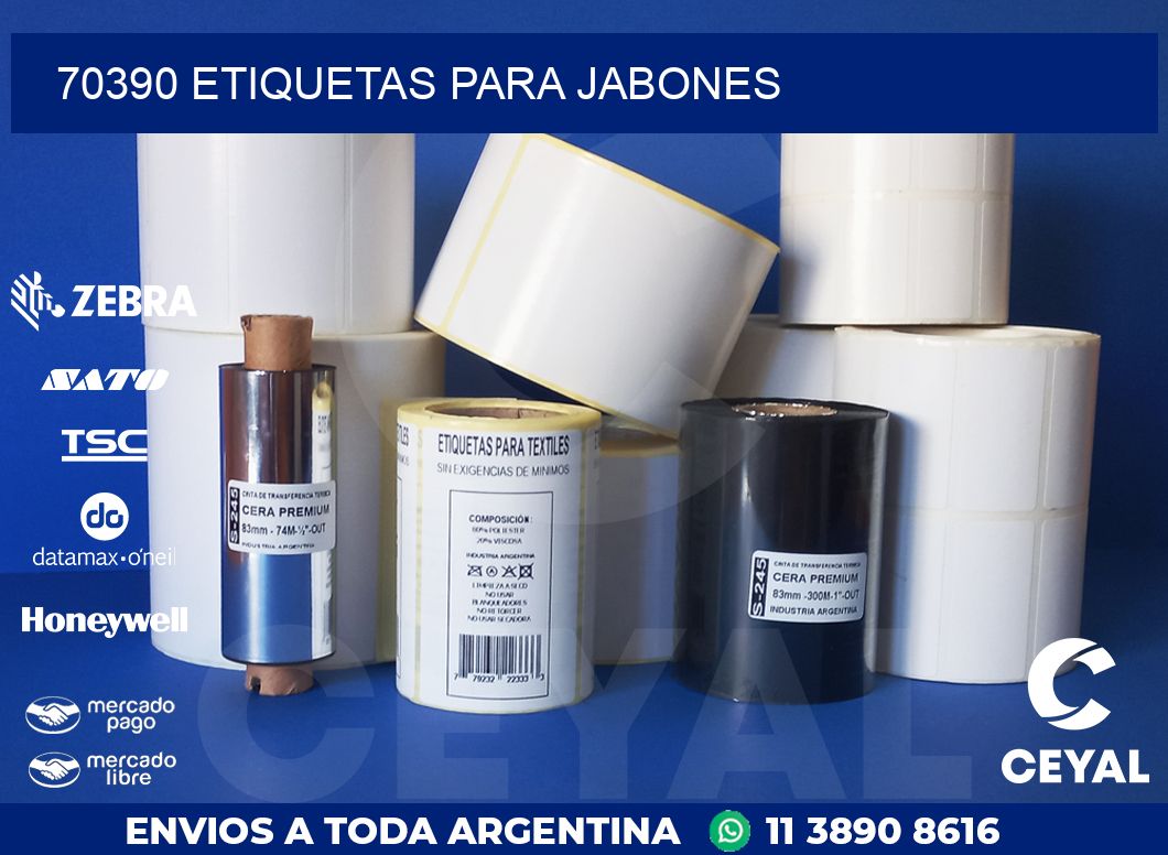 70390 ETIQUETAS PARA JABONES