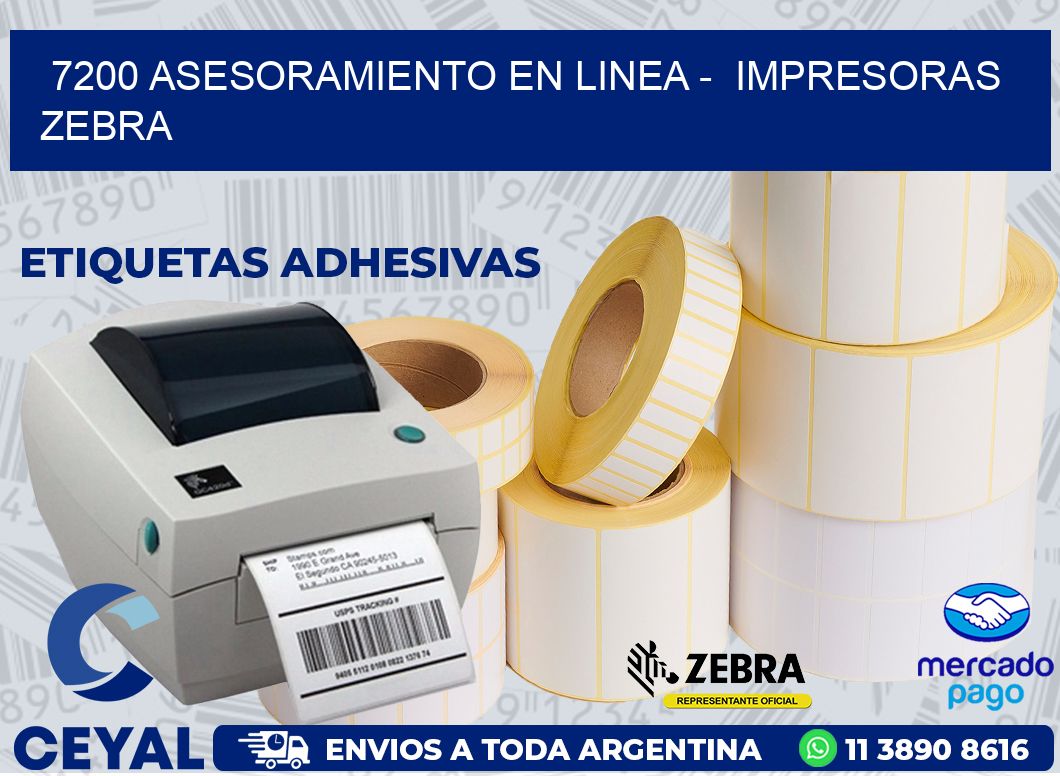 7200 ASESORAMIENTO EN LINEA -  IMPRESORAS ZEBRA