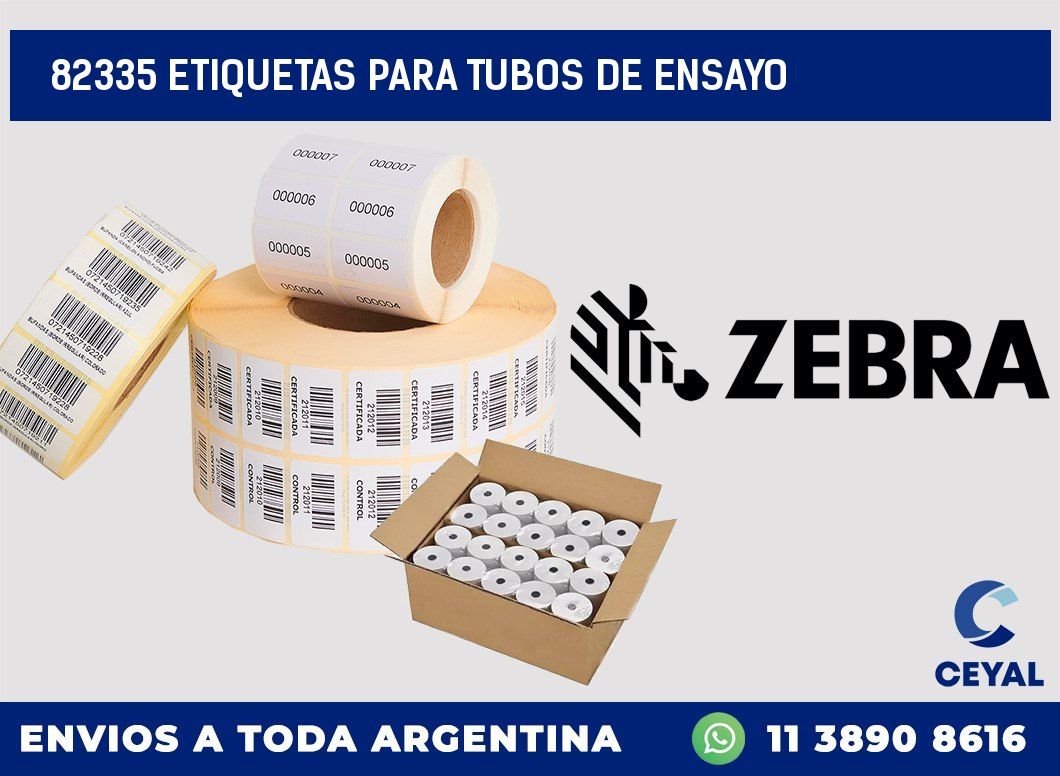 82335 ETIQUETAS PARA TUBOS DE ENSAYO