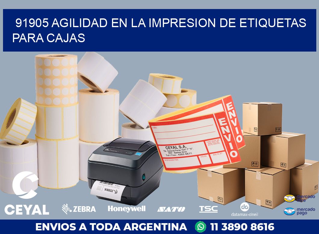 91905 AGILIDAD EN LA IMPRESION DE ETIQUETAS PARA CAJAS