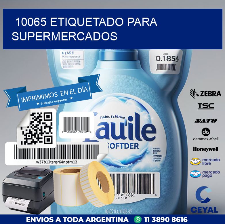 10065 ETIQUETADO PARA SUPERMERCADOS