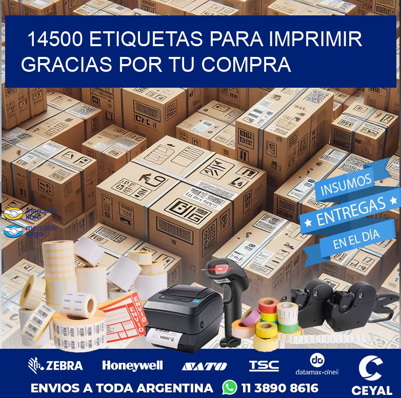 14500 ETIQUETAS PARA IMPRIMIR GRACIAS POR TU COMPRA