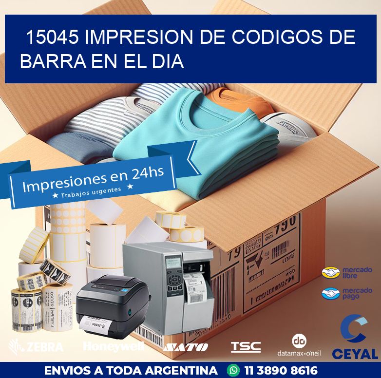 15045 IMPRESION DE CODIGOS DE BARRA EN EL DIA