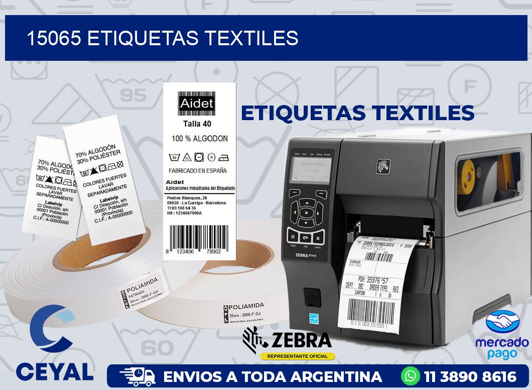 15065 ETIQUETAS TEXTILES