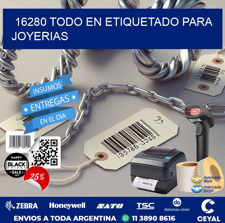 16280 TODO EN ETIQUETADO PARA JOYERIAS