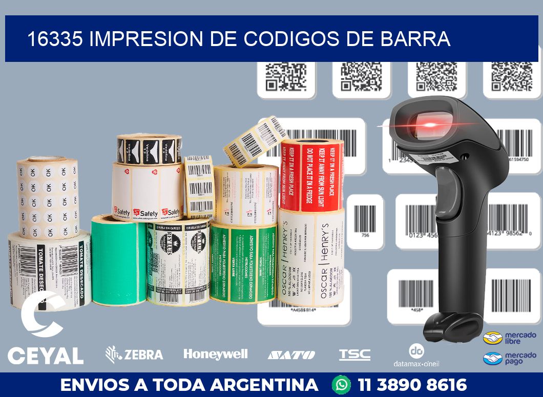 16335 IMPRESION DE CODIGOS DE BARRA