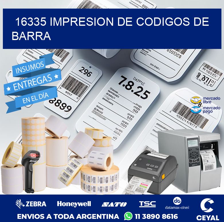 16335 IMPRESION DE CODIGOS DE BARRA