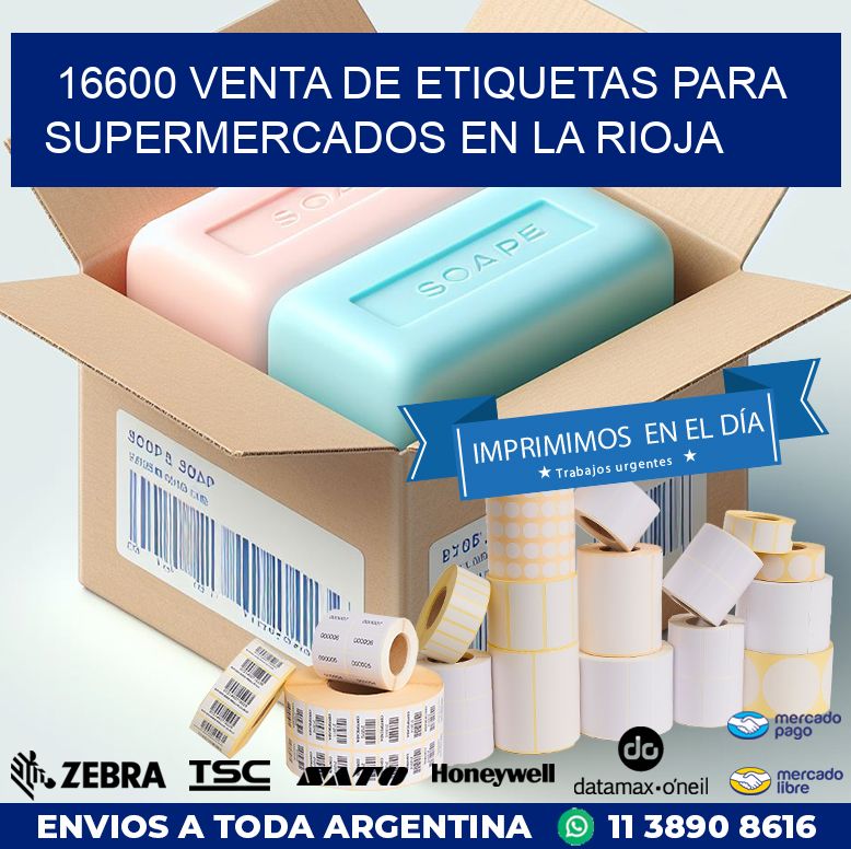 16600 VENTA DE ETIQUETAS PARA SUPERMERCADOS EN LA RIOJA