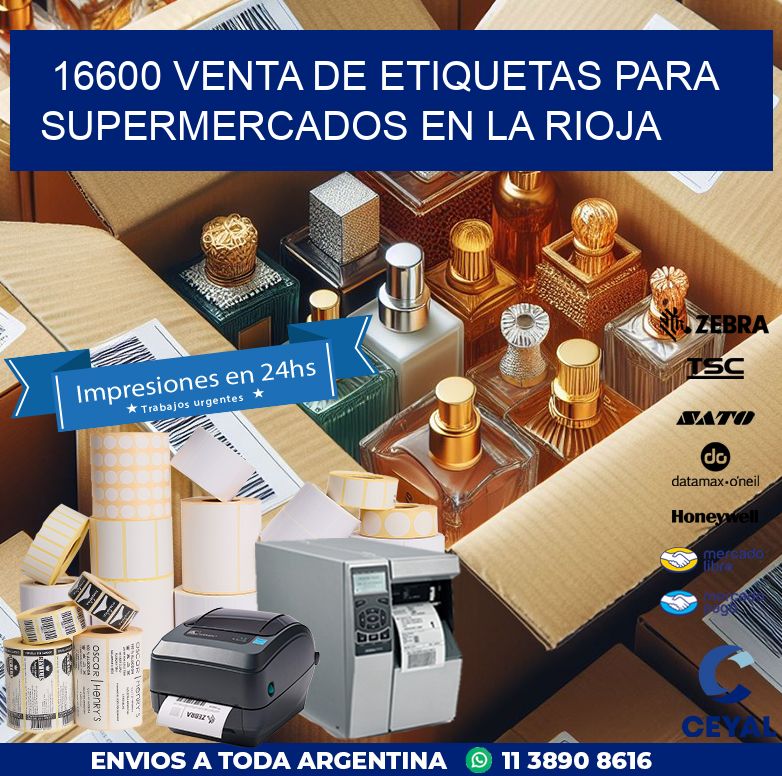 16600 VENTA DE ETIQUETAS PARA SUPERMERCADOS EN LA RIOJA