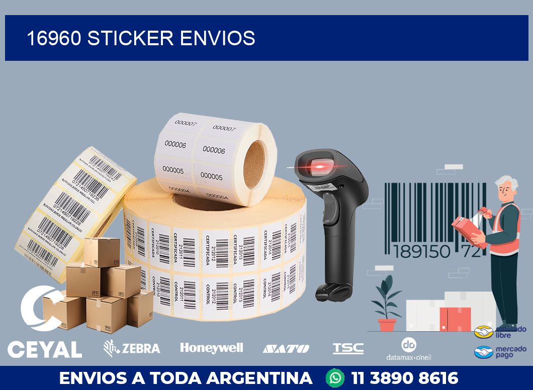 16960 STICKER ENVIOS