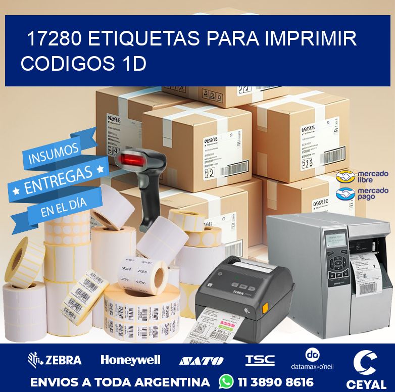 17280 ETIQUETAS PARA IMPRIMIR CODIGOS 1D