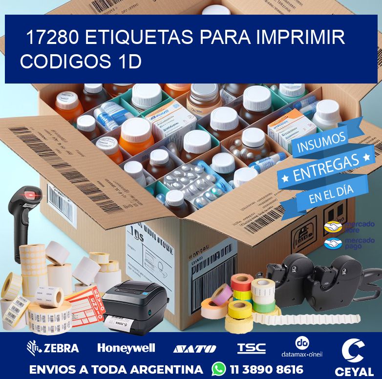 17280 ETIQUETAS PARA IMPRIMIR CODIGOS 1D